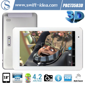 OEM 7 Inch Naked Eye 3D Display Tablet PC (PBC735A3D)